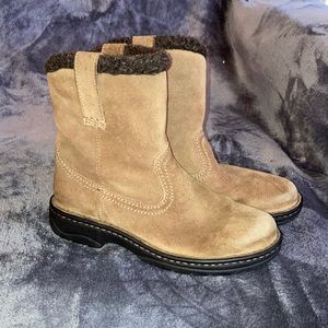 Ariat Suede Faux Fur Boots